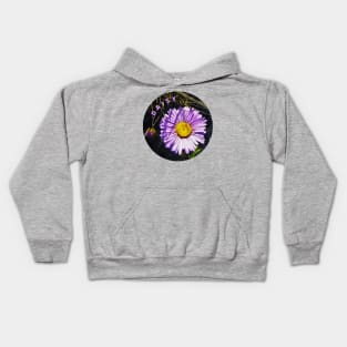 Beautiful Purple Daisy Kids Hoodie